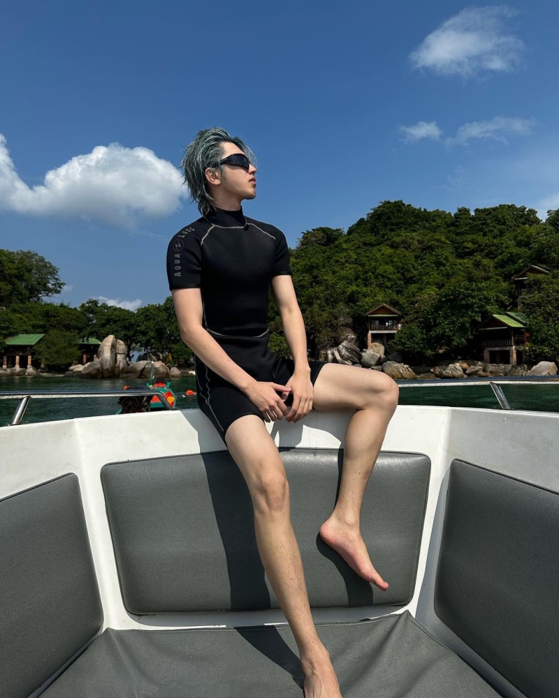 蔡徐坤Instagram晒照