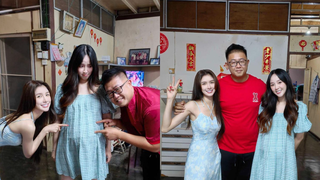 王大陆陪蔡卓宜过年