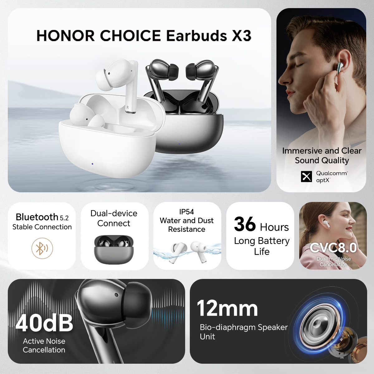 HONOR CHOICE Earbuds X3