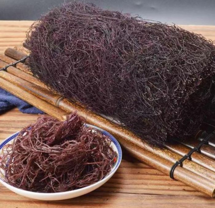 来自海洋的红褐色海发菜
