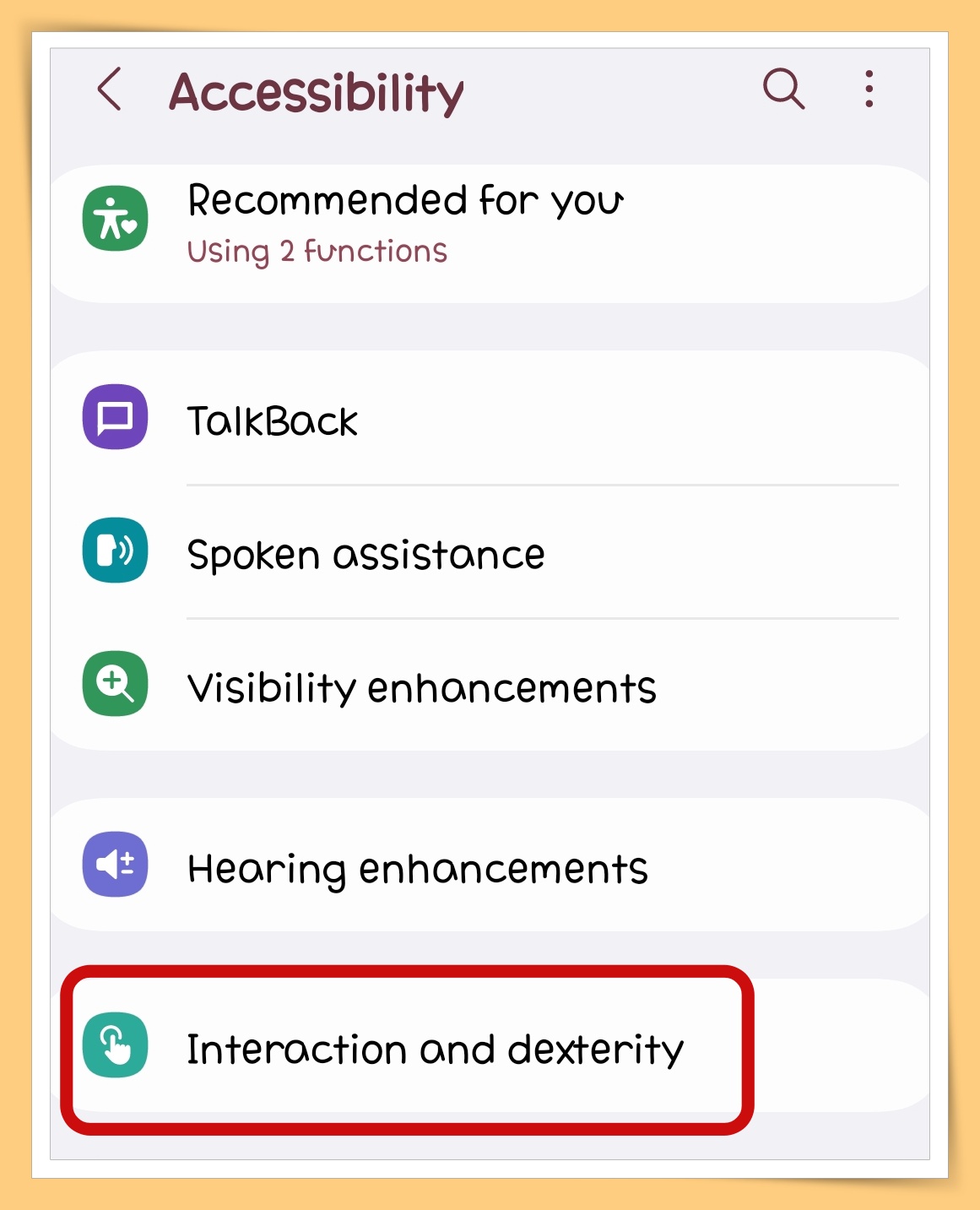 Interaction and dexterity