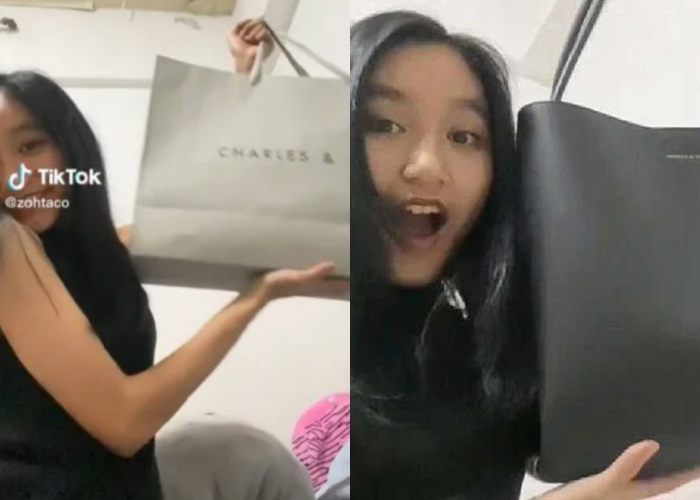 新加坡少女在社交媒体分享爸爸送了名牌包给自己