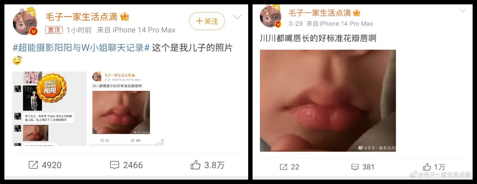 W小姐黑料被踢爆造假