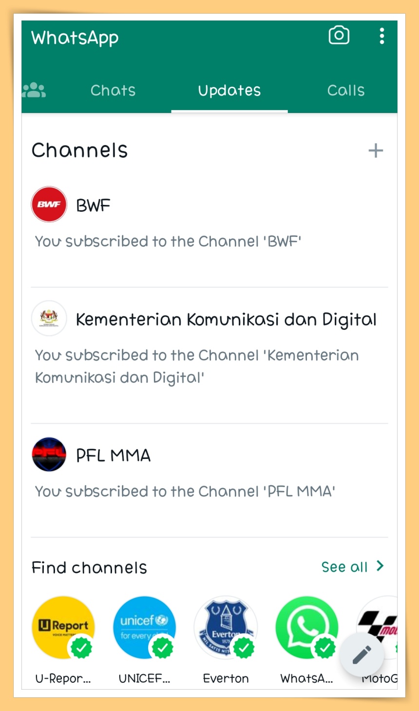 Channels