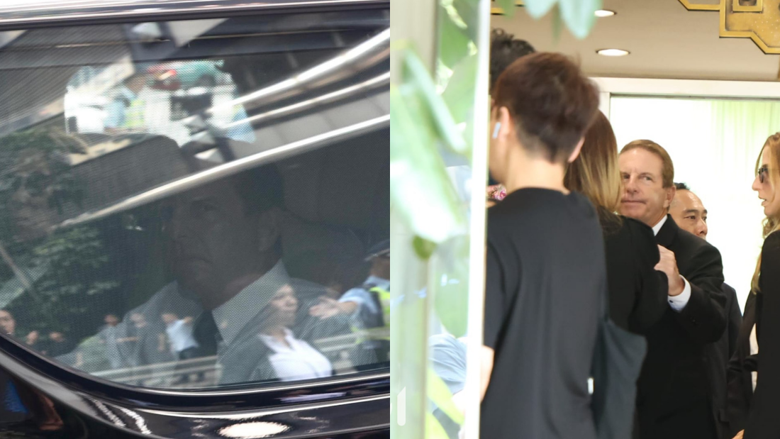李玟设灵...前夫和2继女终于现身