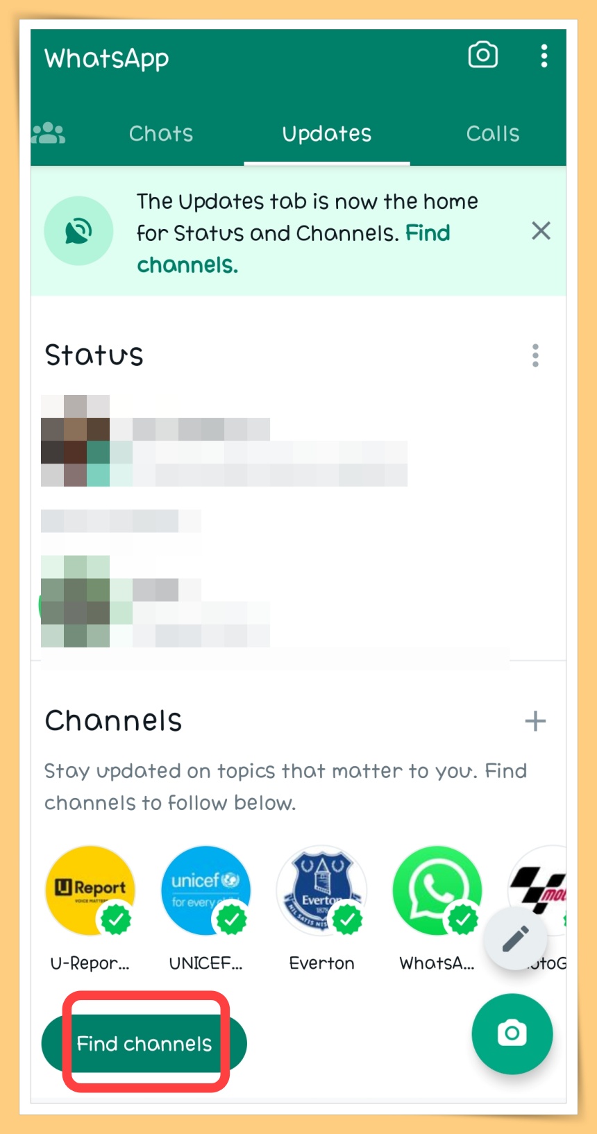 Find Channels