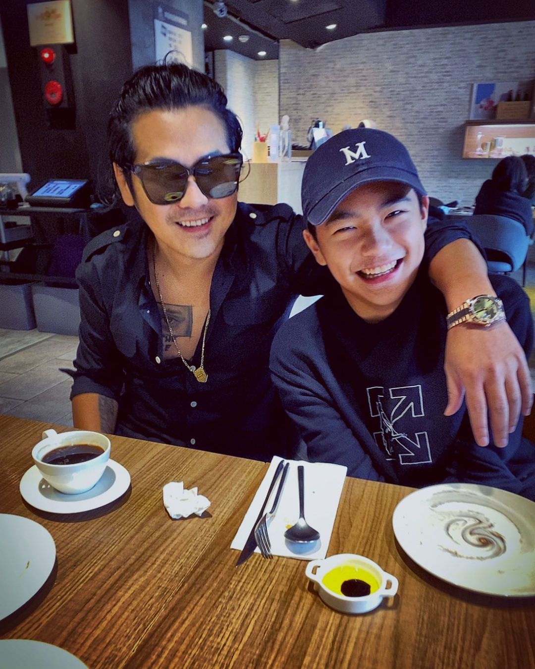 曹格和儿子Joe