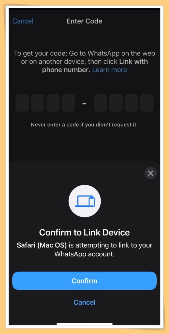 Link With Phone Number