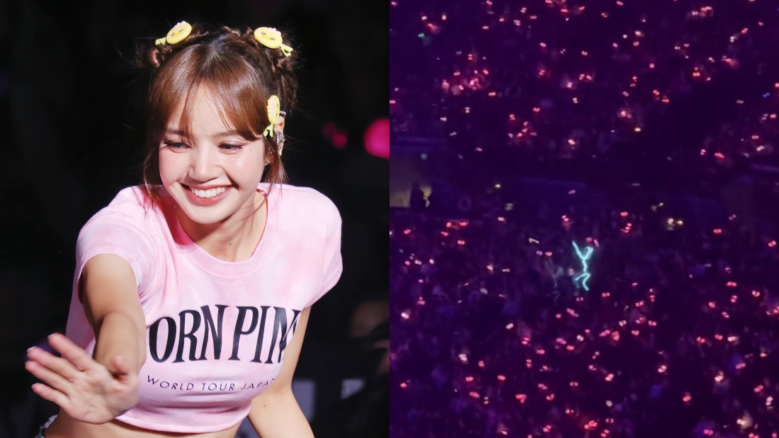 超狂歌迷“荧光人”造型”引起BLACKPINK注意