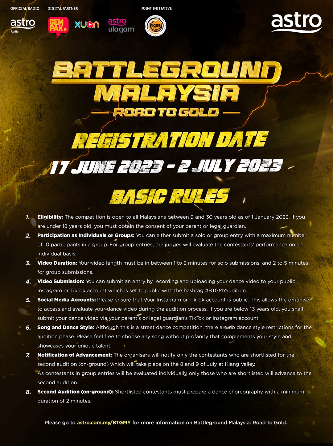 《Battleground Malaysia:Road to Gold》
