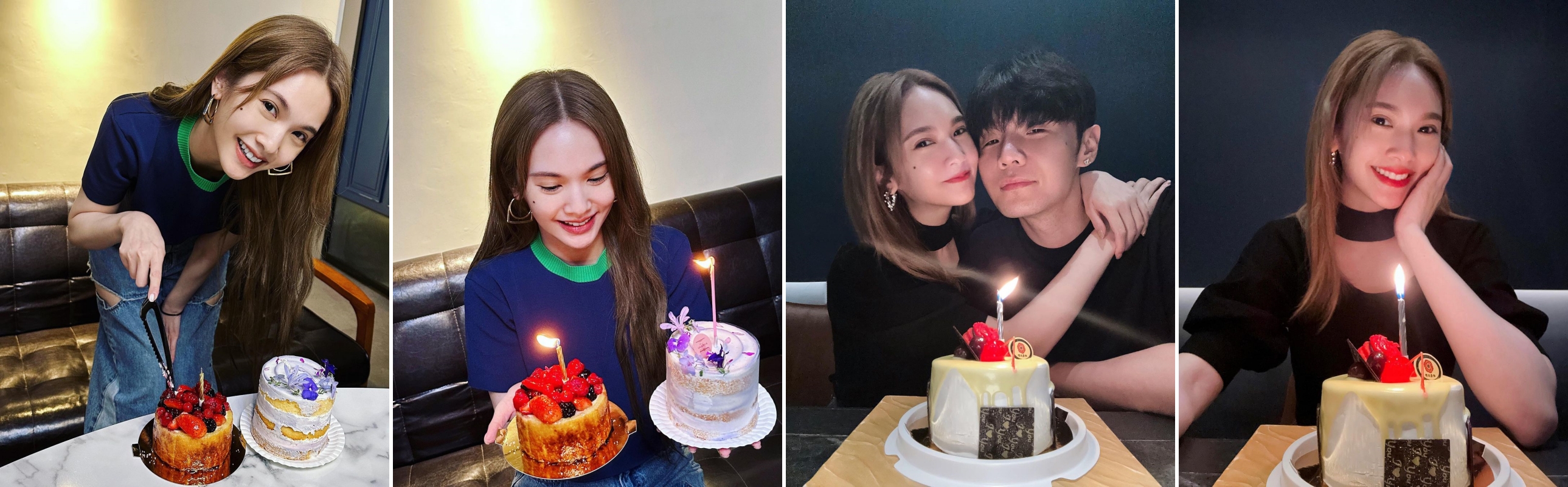 杨丞琳持续晒出庆生照