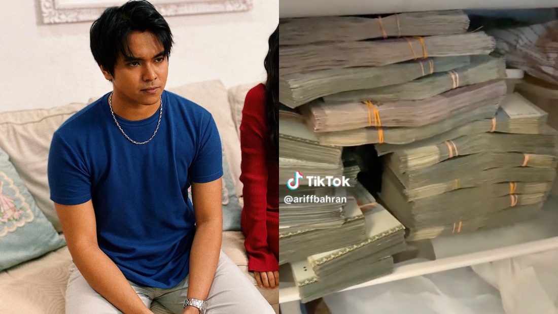 大马歌手冰箱藏大批现金