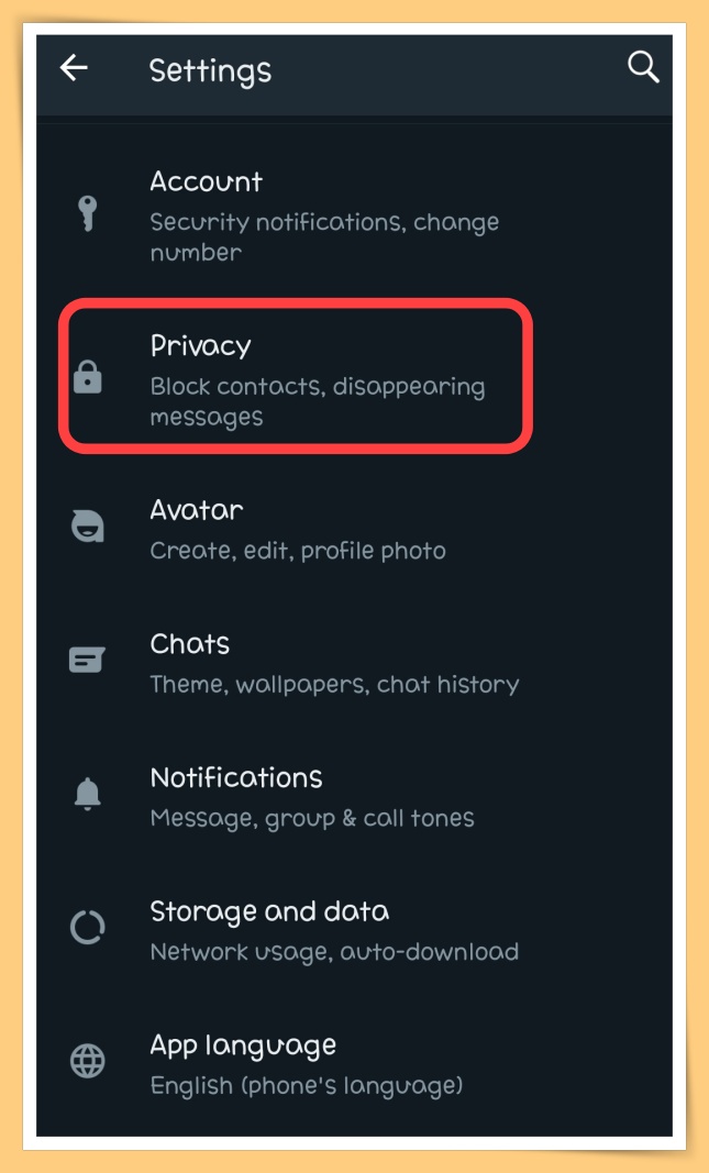 Privacy