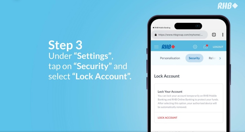 RHB Account Lock 3