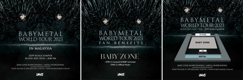日本人气重金属偶像女团BABYMETAL来马开唱！