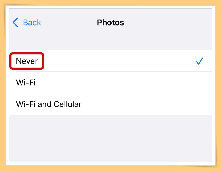 Never