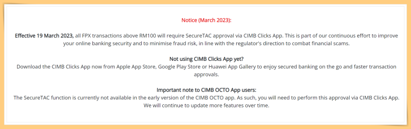 CIMB Notice