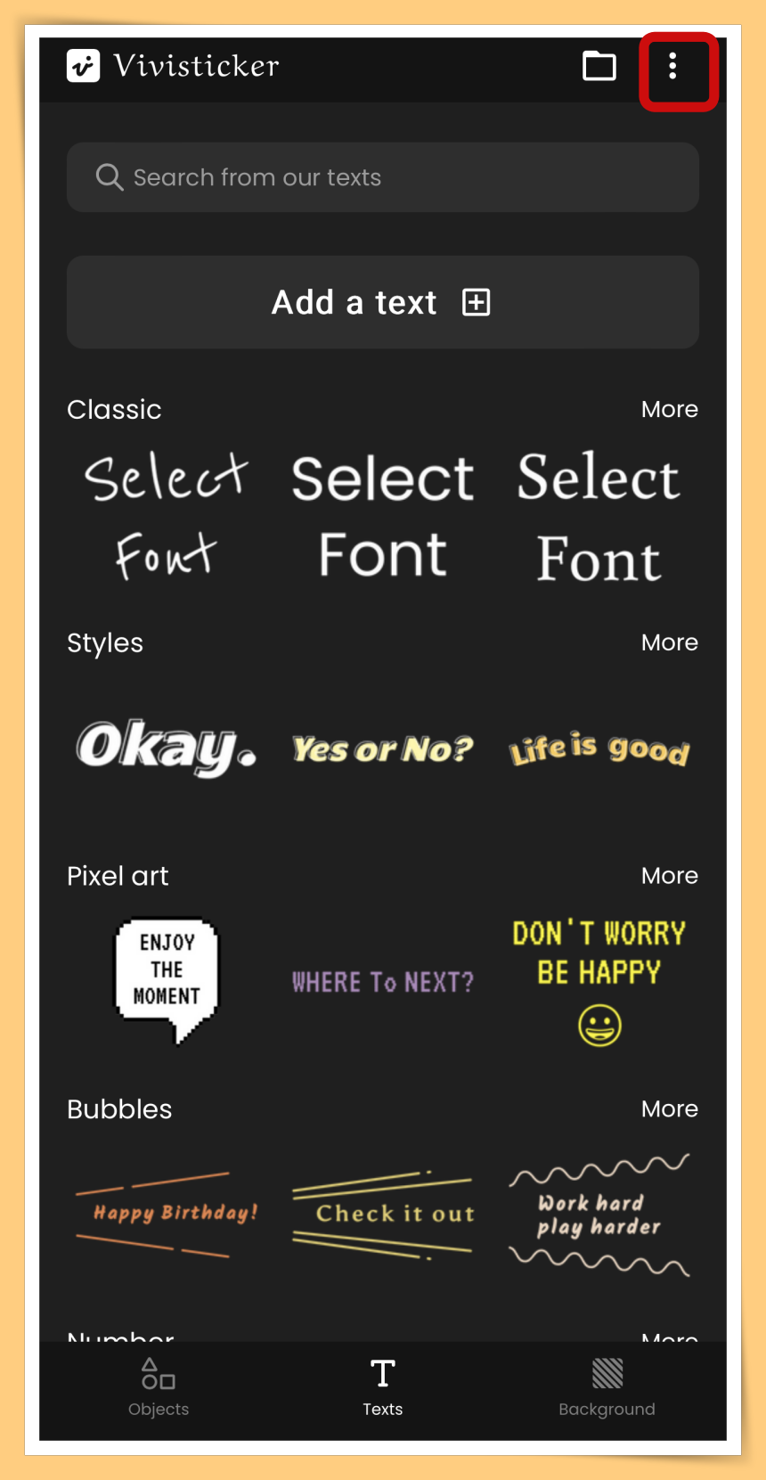 Click 3 Dots