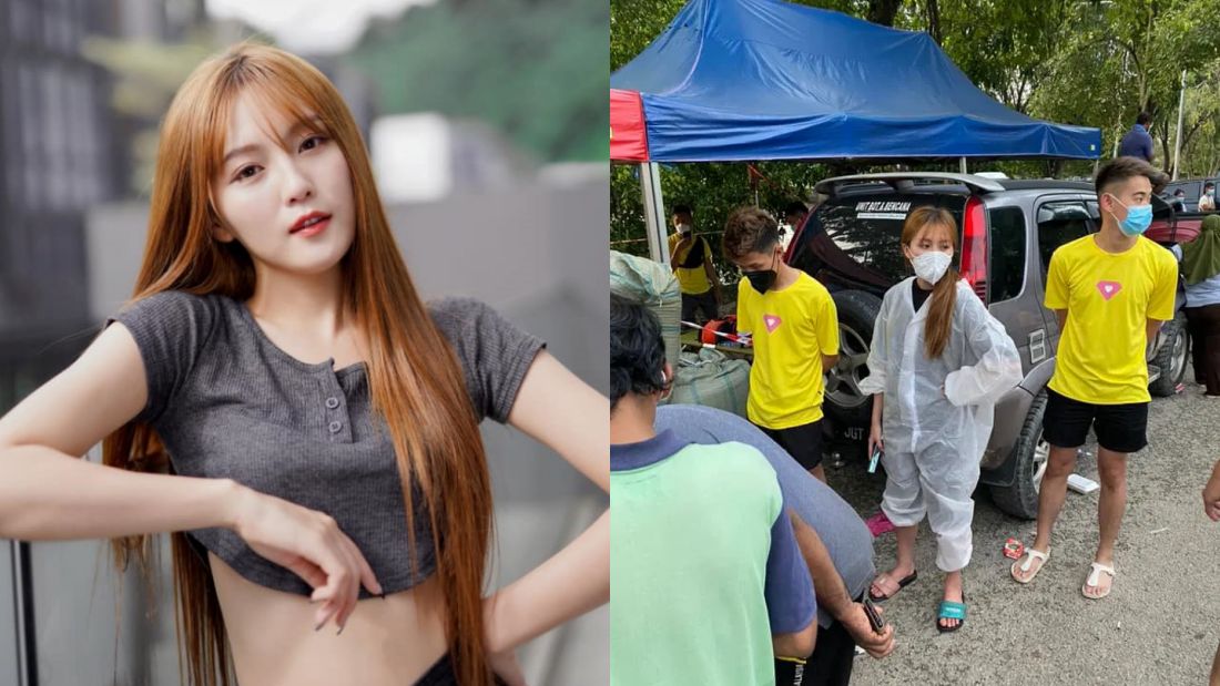 柔佛大雨成灾！韩晓嗳安排消防队带船救人