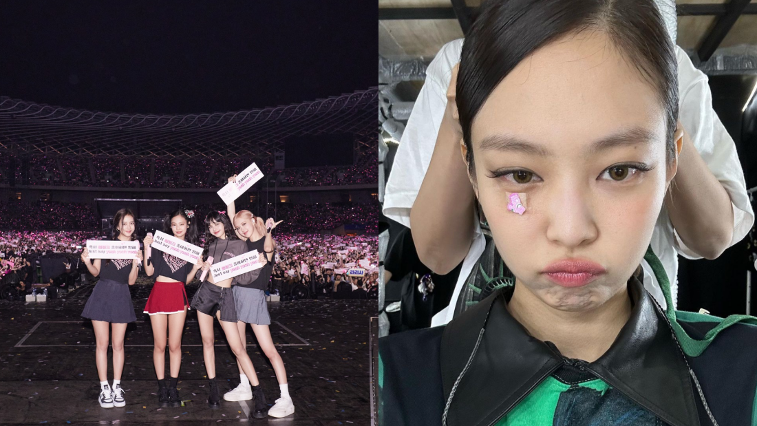 Jennie意外露出“屁股蛋”