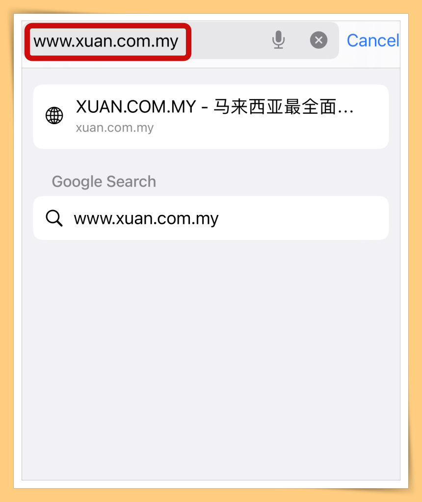Key In Website