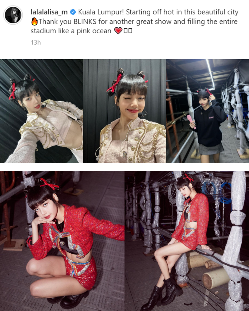 BLACKPINK LISA 赞大马BLINKS好hot