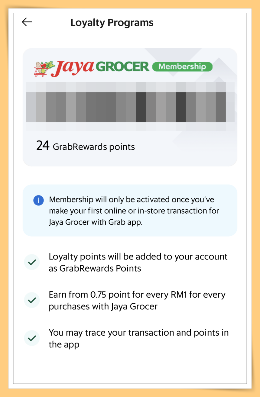 Jaya Grocer Member
