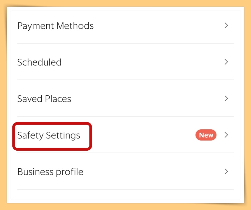 Safety Settings