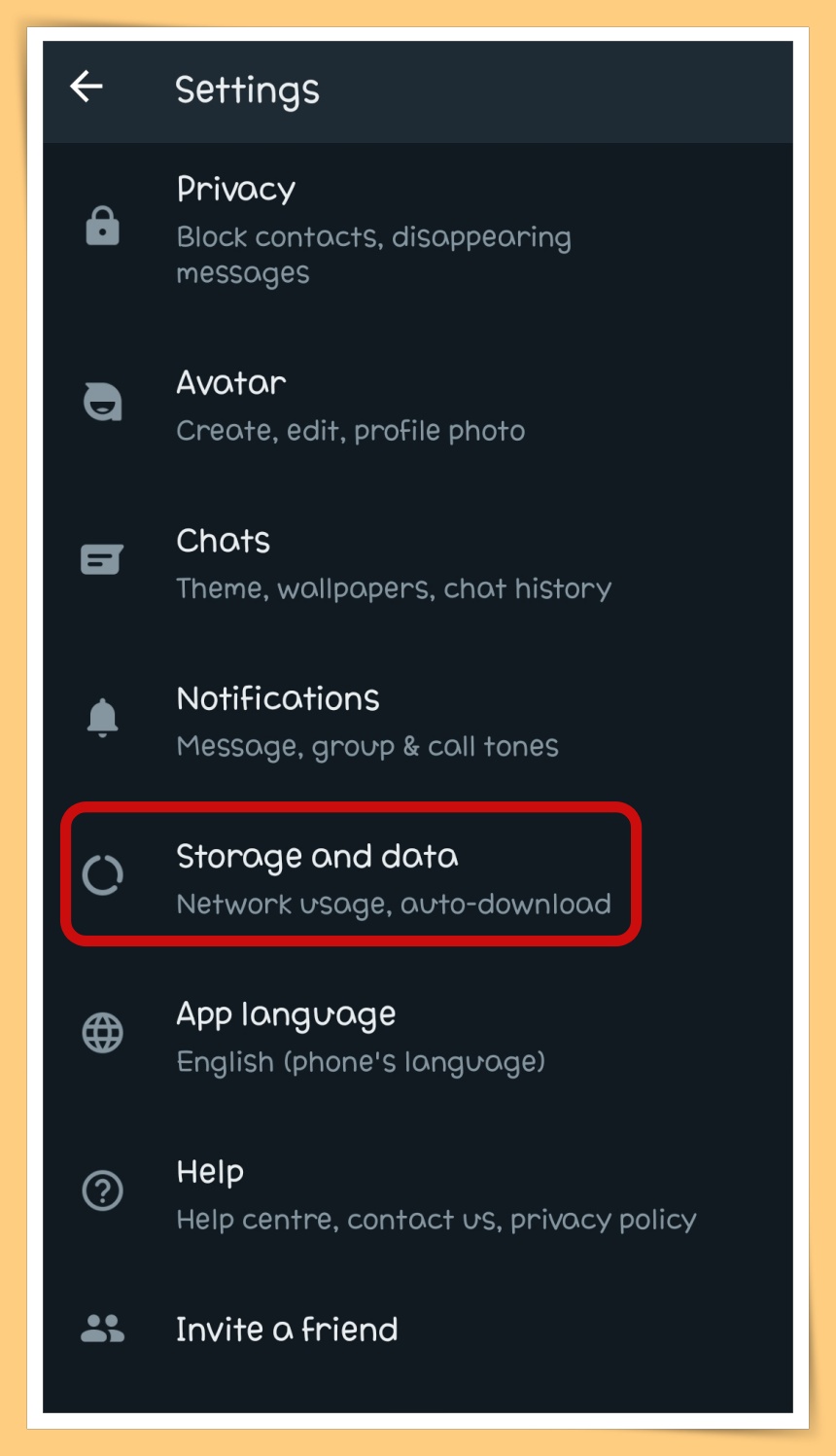 Storage and data