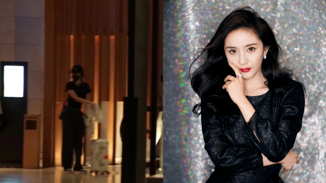 杨幂到香港不见女儿小糯米