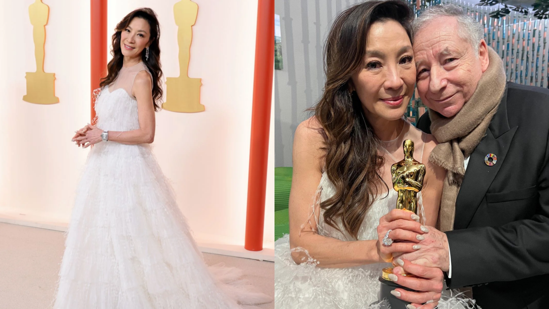 杨紫琼和男友Jean Todt