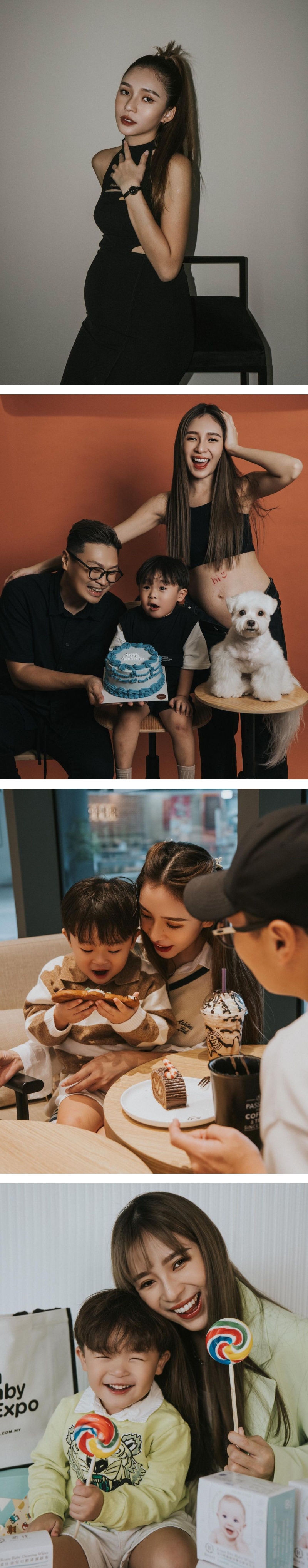 一粒车全裸抱娃拍二胎孕照