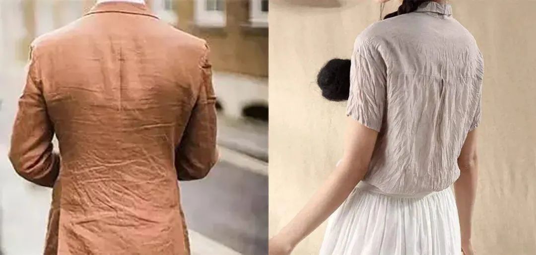 皱巴巴的衣服
