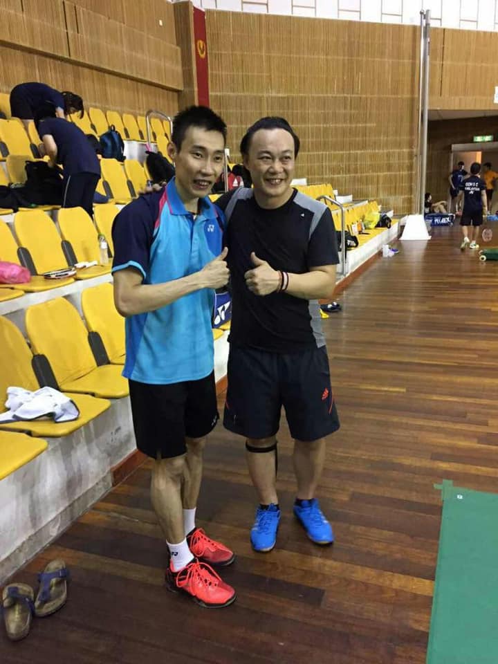 李宗伟、陈奕迅6年前合照