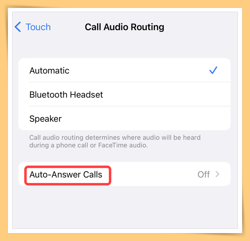 Auto-Answer Calls