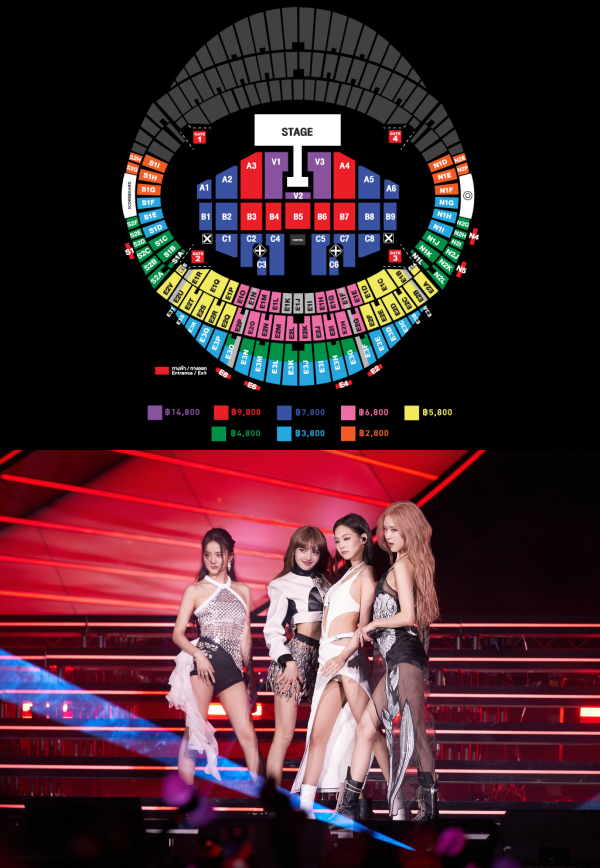 BLACKPINK 泰国安可场票价