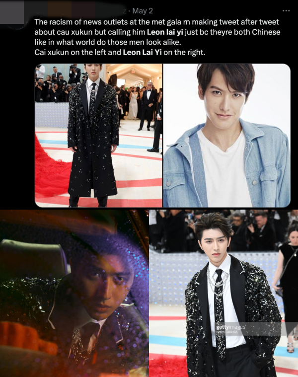 蔡徐坤被错认成“Leon Lai Yi”