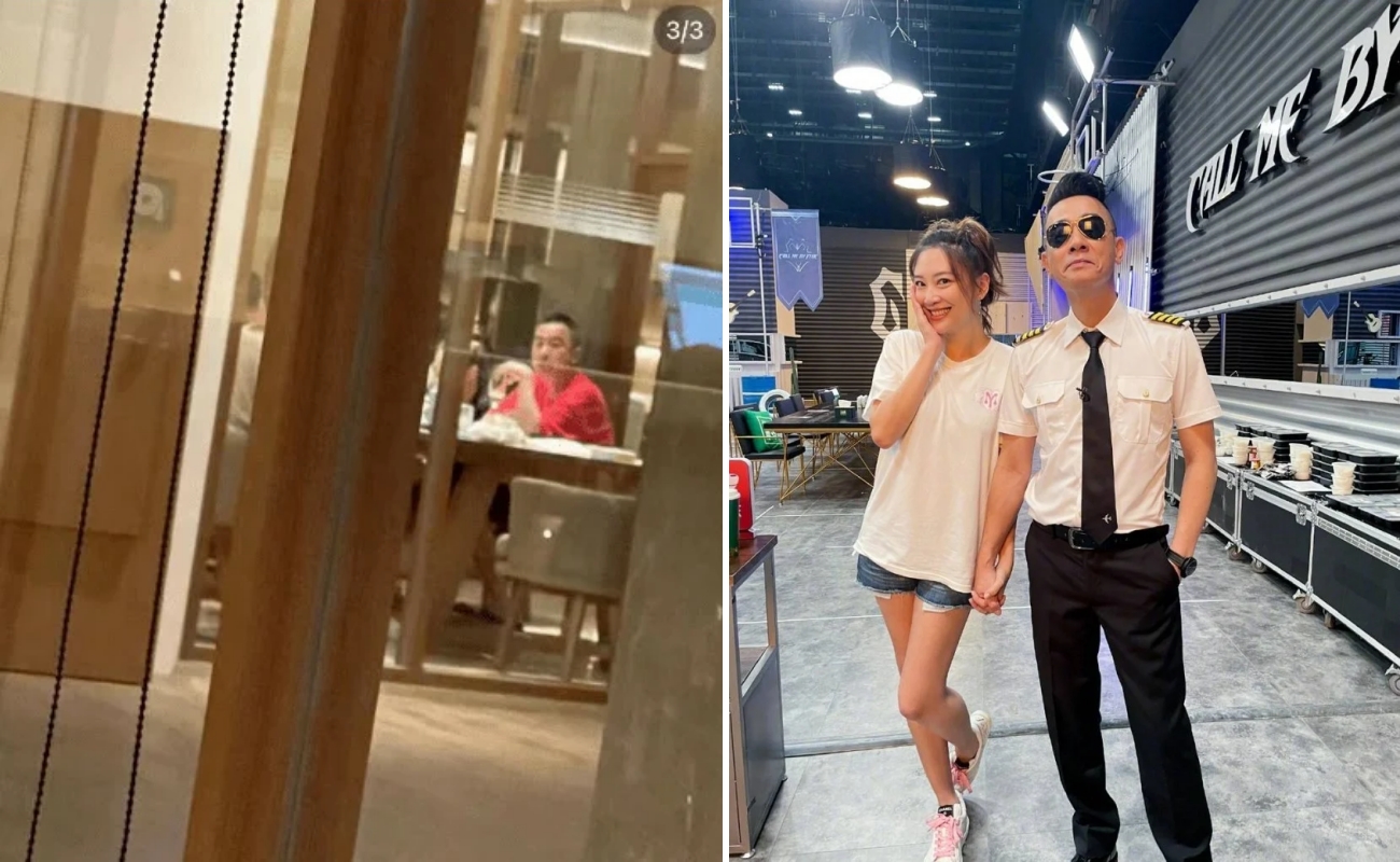 陈小春被偶遇出游