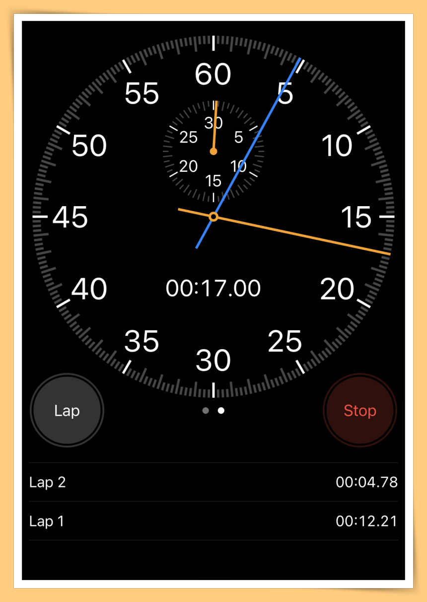 Clock different