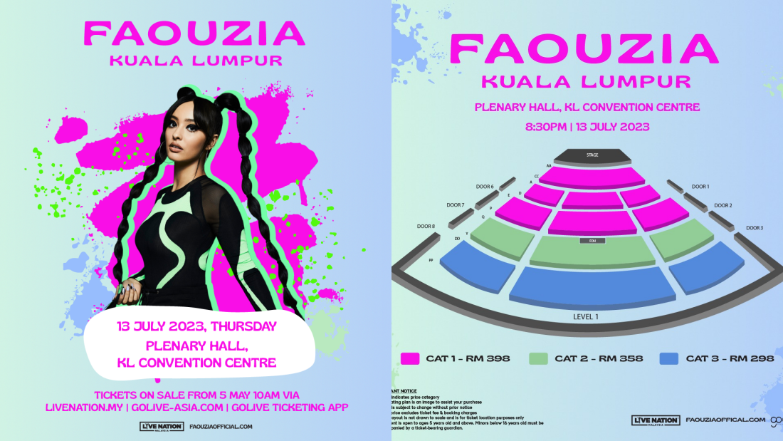 Faouzia 7月来马开唱