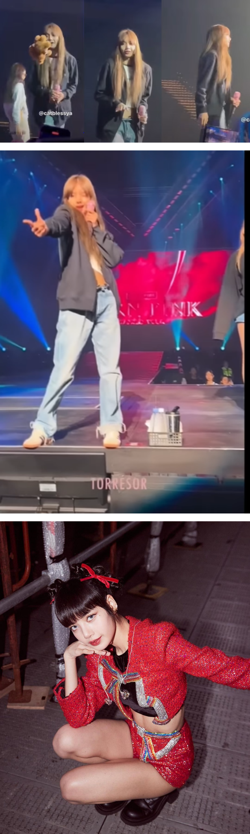 粉丝一举动BLACKPINK LISA 当场黑脸走人
