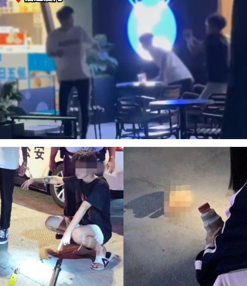 直播中被黑衣人追砍!网红手掌被砍飞掉地