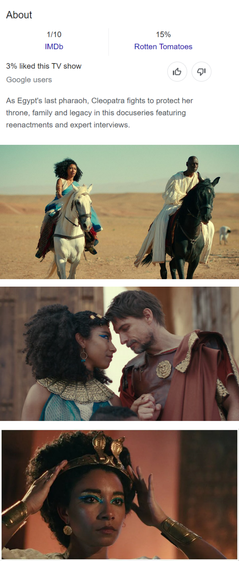 Netflix史上最烂新片《Queen Cleopatra》