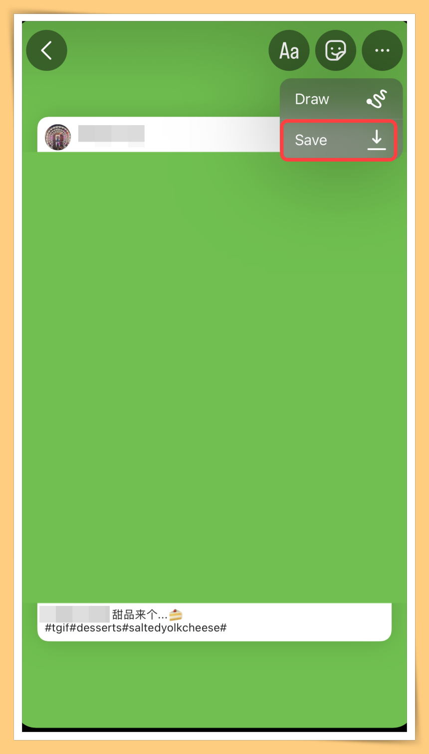 Save Frame