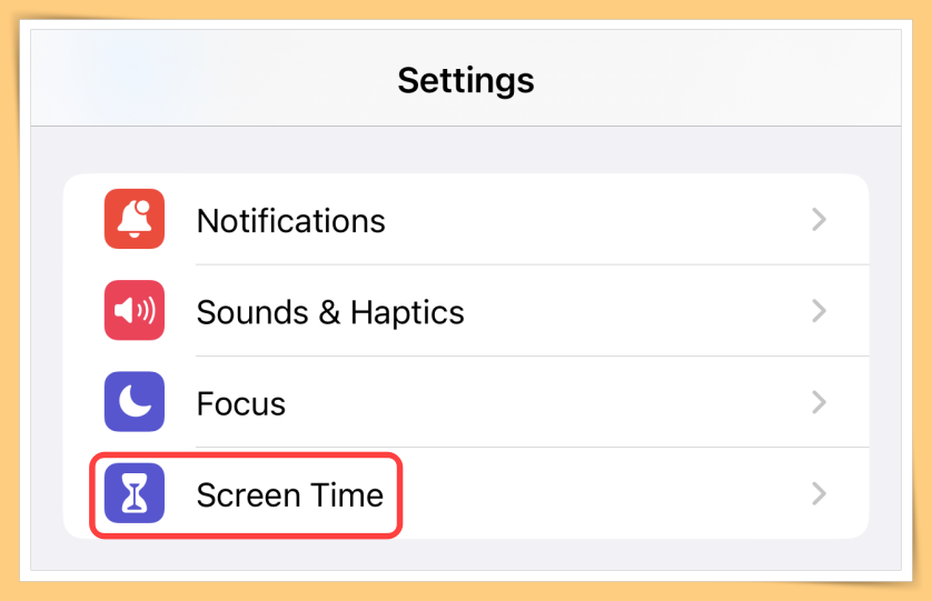 Turn Off Screen Time