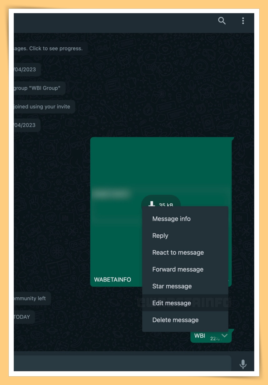 WhatsApp Web New Feature