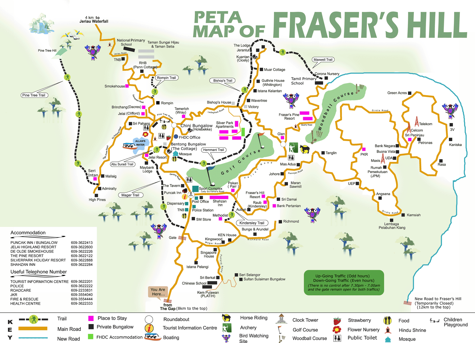 fraser hill map