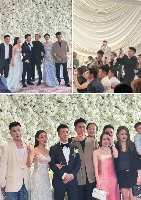 王嘉尔现身婚宴