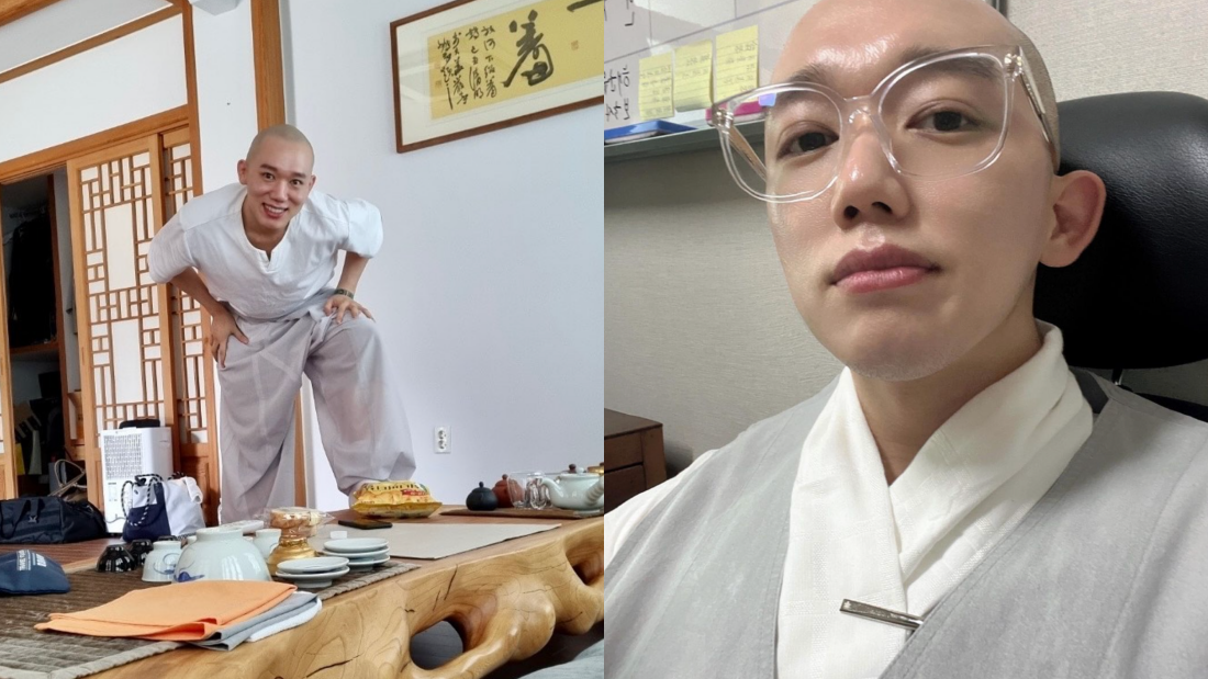 韩国最帅和尚“花僧”爆红