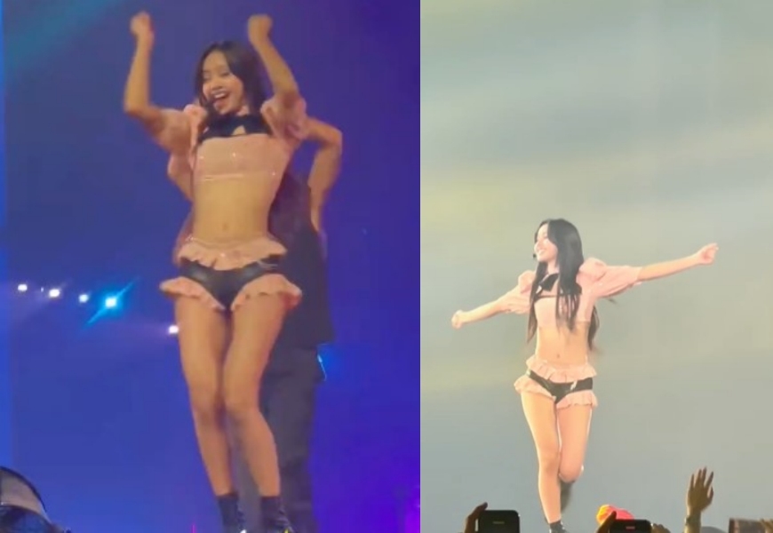 LISA“内裤外穿”